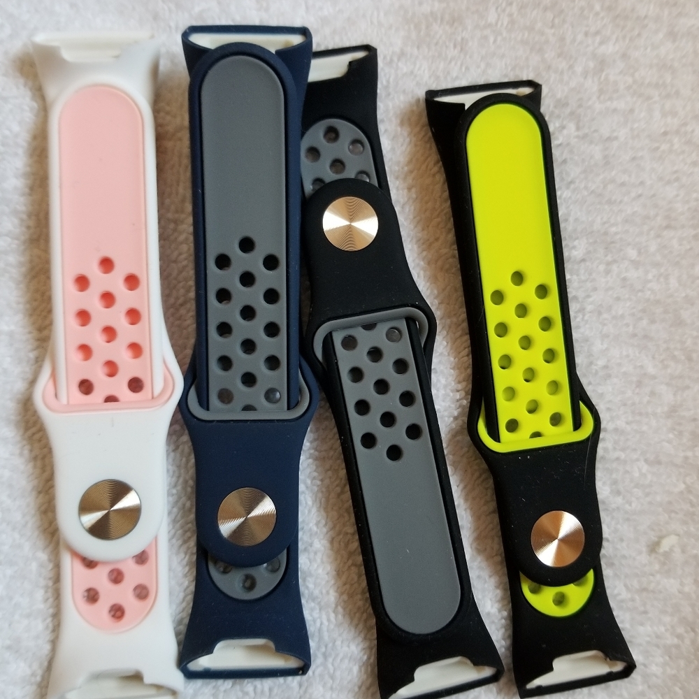 Fitbit charge 3/4 silicone bands (4 pack)